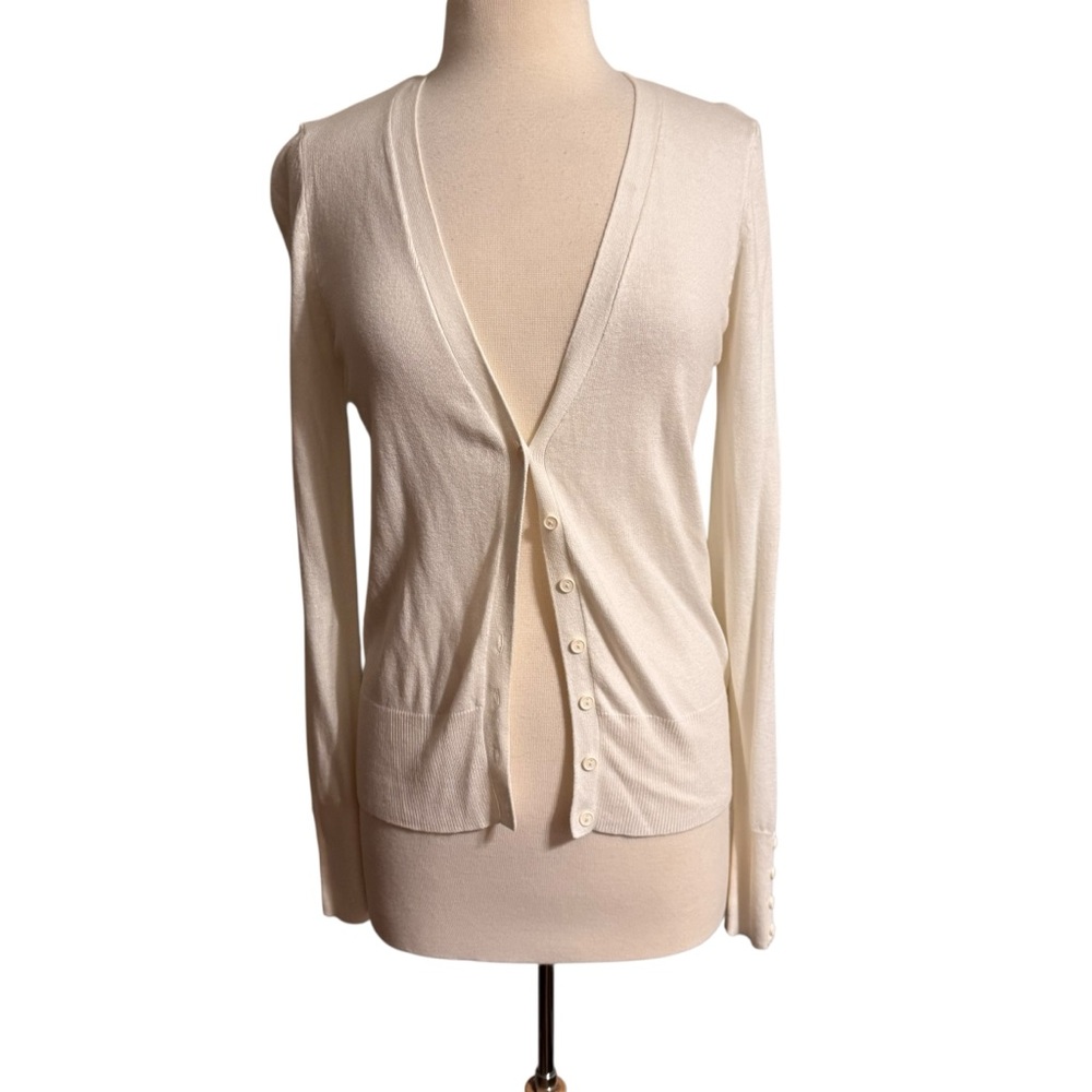 Worthington Ivory Women's Cardigan Sweater size Small
